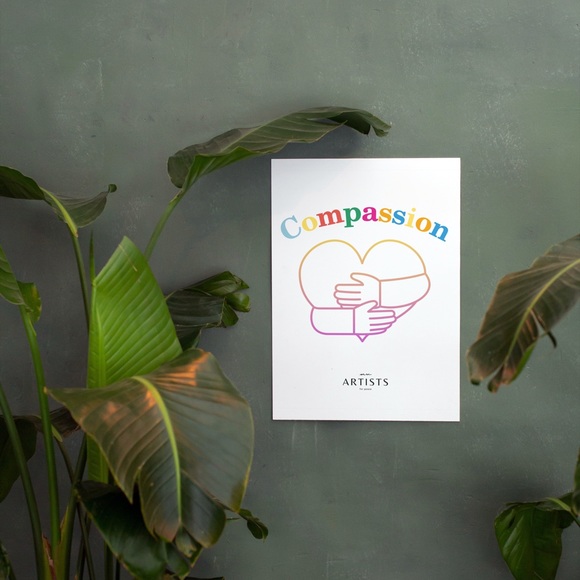 Limited-edition poster by Artists for Peace. Supports UNICEF Children in Ukraine - Picture 2 of 2